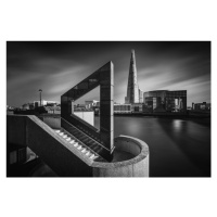 Fotografie The Shard in Geometry, Nader El Assy, 40 × 26.7 cm