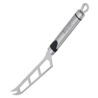 Nůž na sýr Bergner Gizmo / 26 cm / nerez / stříbrná / černá