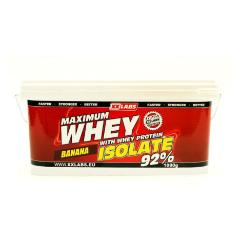 Xxlabs Maximum Whey Protein Isolate 92  banán 1000 g