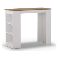 Barový stůl s deskou v dubovém dekoru 52x120 cm Peru – Marckeric