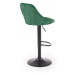 HALMAR Barová židle Kody tmavě zelená