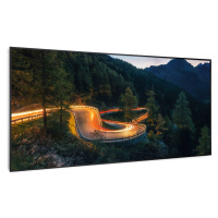 Klarstein Wonderwall Air Art Smart, infračervený ohřívač, 120 x 60 cm, 700 W, horská cesta