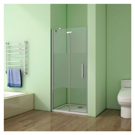 H K Jednokřídlé sprchové dveře MELODY LINE s pevnou stěnou 88-91 x 195 cm, levé SE-MLINELB890SET