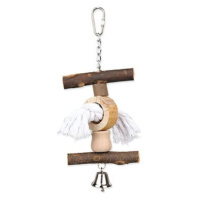 Trixie hračka Living Toy provaz/zvoneček 20cm
