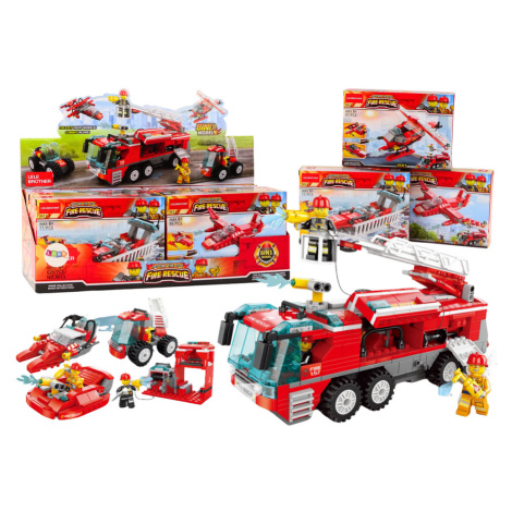 mamido  Stavebnice hasičské vozy mix