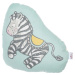 Dětský polštářek s příměsí bavlny Mike & Co. NEW YORK Pillow Toy Zebra, 28 x 29 cm