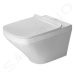 DURAVIT DuraStyle Závěsné WC se sedátkem SoftClose, Rimless, s WonderGliss, alpská bílá 45510900