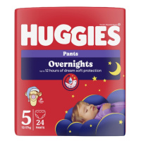 Huggies Overnights Pants 5 12-17 kg dětské pleny 24 ks