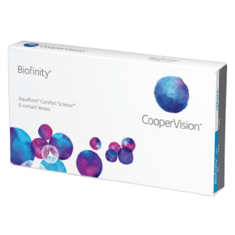 BIOFINITY Kontaktní čočky Biofinity +7,50 dioptrie 6 čoček