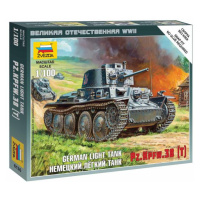 Wargames (WWII) tank 6130 - German Light Tank PZ.KPFW.38 (T) (1: 100)