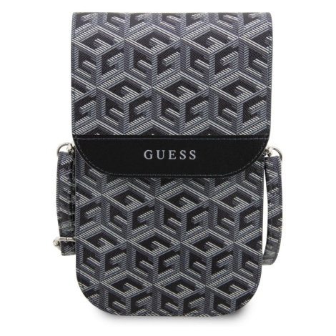 Taška na telefon Guess PU G Cube, černá