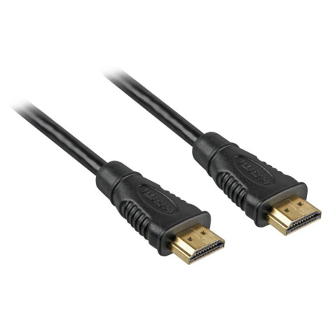 PremiumCord Kabel HDMI A - HDMI A M/M 3m zlac. kon.,verze HDMI 1.3b - kphdmi3