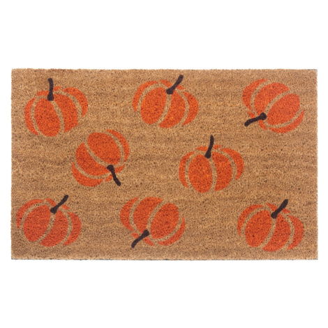 Hanse Home Collection koberce Rohožka Halloween - oranžové tykve 105677 - 45x75 cm