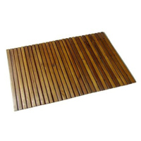 Koupelnová předložka z akáciového dřeva 80 × 50 cm