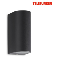 BRILONER TELEFUNKEN venkovní nástěnné svítidlo 15,1 cm 2xGU10 5W 400lm antracit IP44 TF 308005TF