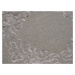 Dekorační povlak na polštář VINING LEAVES 40x40 cm, šedý
