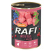 Rafi Junior paštika 24 x 400 g - telecí, brusinky a borůvky