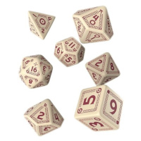 Sada kostek RuneQuest - Beige & burgundy