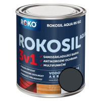 Barva samozákladující Rokosil Aqua 3v1 RK 612 7016 šedá antracitová, 0,6 l