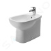 DURAVIT D-Code Stojící bidet, 360x560 mm, otvor pro baterii, bílá 22411000002