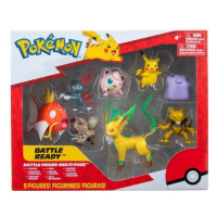 Pokémon akční figurky 8-Pack (Pikachu, Jigglypuff, Rockruff, Sneasel, Abra, Ditto, Leafeon, Magi