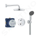 Grohe 34733002 - Sprchový set s termostatem pod omítku, 2 proudy, chrom