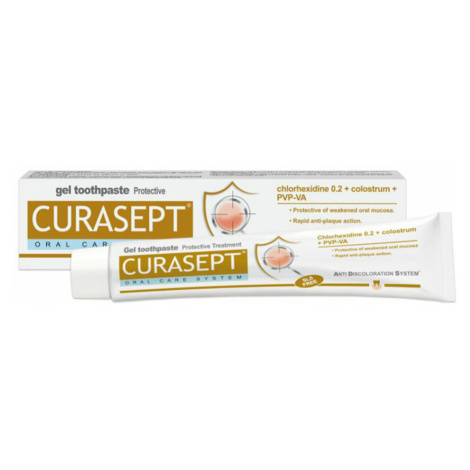 CURASEPT ADS Protective Gelová zubní pasta 0,2%CHX + kolostrum  75 ml