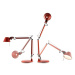 Artemide TOLOMEO MICRO žárovkové těleso lampy modrá bez podstavce A010950