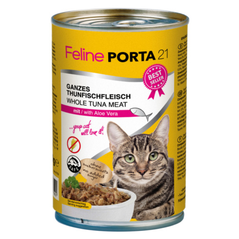 Feline Porta 21 12 x 400 g - tuňák s aloe