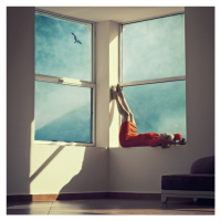 Fotografie Room with a view, ambra, 40x40 cm