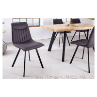 LuxD Designová židle Galinda vintage šedá