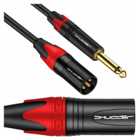Kabel jack 6.3 mm mono Xlr konektor 3m Shudder Premium