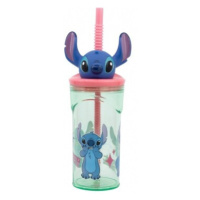 STOR - Plastová 3D sklenička s figurkou Lilo & Stitch, 360ml, 74869