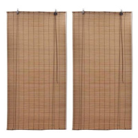 Zatemňovací rolety z bambusu 2 ks 120×220 cm 3057520
