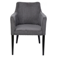 KARE Design Jídelní židle s područkami Mode Cord - šedá