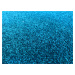 Vopi koberce Kusový koberec Eton Exklusive turkis kruh - 400x400 (průměr) kruh cm