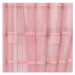 Hotová žakárová záclona s řasící stuhou, Mirka, růžová, 300 x 150 cm