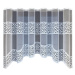 Dekorační žakárová záclona s řasící páskou BARBARA 160 bílá 300x160 cm MyBestHome