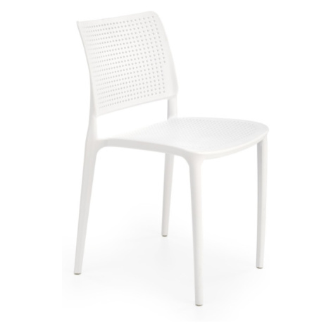 Zahradní židle LAGGINHORN, bílá Halmar
