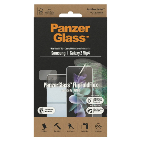 PanzerGlass™ Ultra-Wide Fit Samsung Galaxy Z Flip 4 TPU fólie + sklo