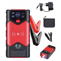 Silný LCD Power Bank Jump Starter Startování Do Auta 12V 20000MAH 1200A