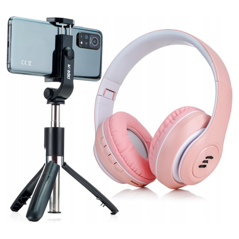 Bezdrátová Bluetooth Sluchátka Přes Uši Pro Děti Selfie Tyč Stick Bt