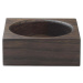 Hnědá odkládací miska z dubového dřeva Blomus Modo, 10 x 10 cm