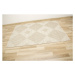 Šňůrkový koberec Panorama 8435 Romby - béžový / krémový