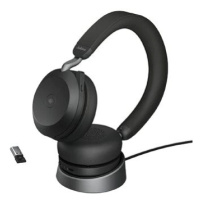 Jabra Evolve2 75 MS Stereo USB-A Stand Black