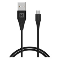 Datový kabel SWISSTEN USB / microUSB (6,5mm) 1,5m black