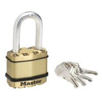 Master Lock Mosazný visací zámek M1BEURDLF Master Lock Excell 45mm