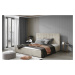 Artelta Manželská postel AUDREY s úložným prostorem | 140 x 200 cm Barva: Bílá / Soft 17