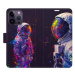 iSaprio Flip pouzdro Neon Astronaut 02 pro iPhone 14 Pro Max