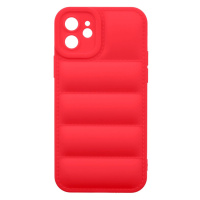 Zadní kryt OBAL:ME Puffy pro Apple iPhone 12, červená